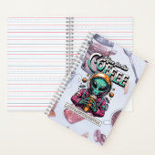 Alien hier für den Kaffee Notizblock (Innen)