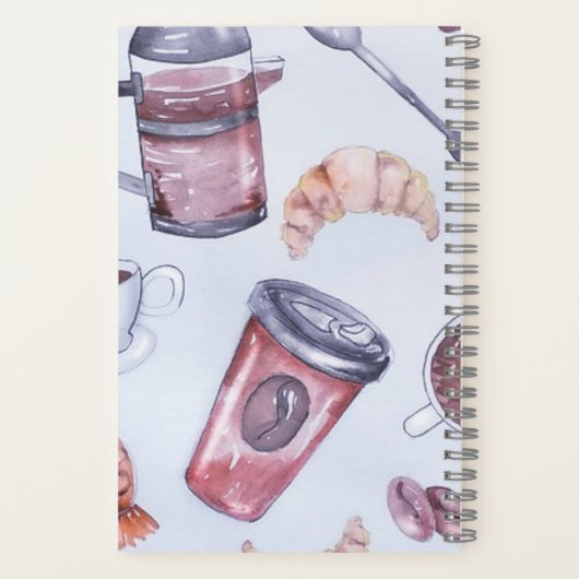 Alien hier für den Kaffee Notizblock (Rückseite)