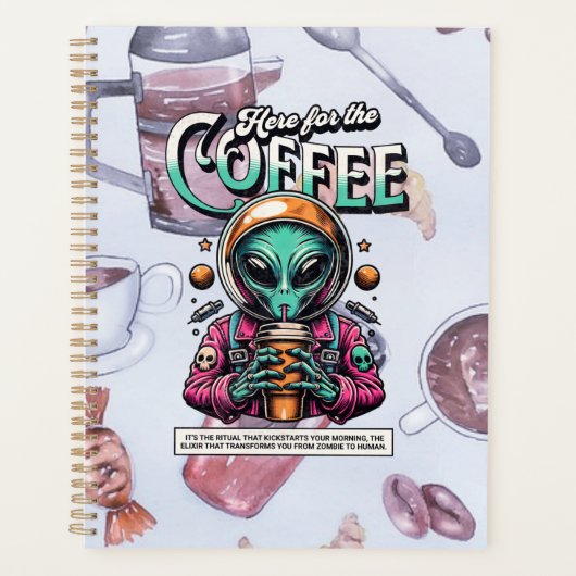 Alien hier für den Kaffee Planer (Vorderseite)