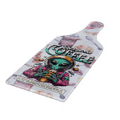 Alien hier für den Kaffee Schneidebrett (Ecke)