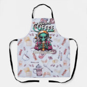 Alien hier für den Kaffee Schürze (Vorderseite)