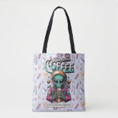 Alien hier für den Kaffee Tasche (Vorderseite)