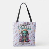 Alien hier für den Kaffee Tasche (Rückseite)