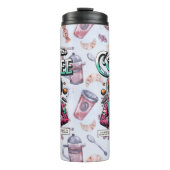 Alien hier für den Kaffee Thermosbecher (Vorderseite)