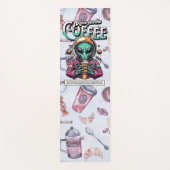 Alien hier für den Kaffee Yogamatte (Vorderseite)
