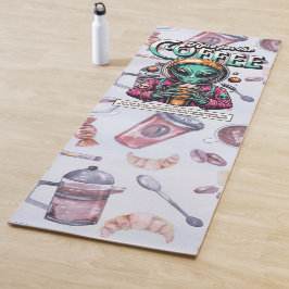 Alien hier für den Kaffee Yogamatte