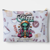 Alien hier für den Kaffee Zubehörtasche (Rückseite)