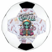 Alien hier wegen des Kaffees Fußball (Vorderseite)
