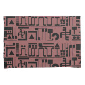 Alien Hieroglyphs Kissenbezug (Vorderseite-Rechts)