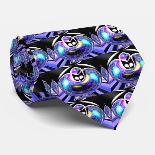 Alien Himmelskatzen Krawatte (Gerollt)