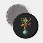 Alien Hindu Lord Shiva Magnet (Vorderseite/Rückseite)