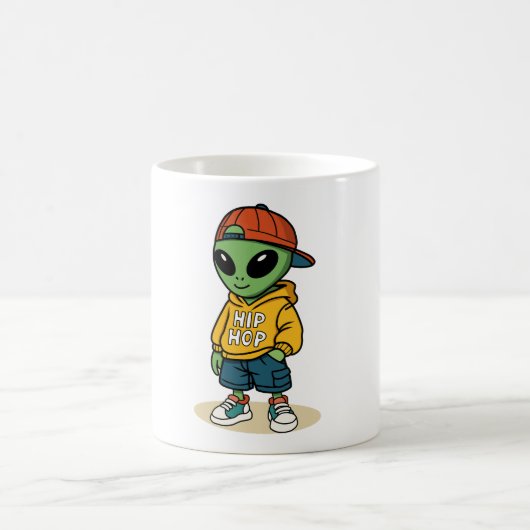 Alien Hip Hop Kaffeetasse (Mittel)