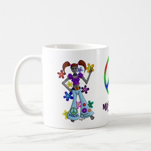 Alien Hippy Kaffeetasse (Links)