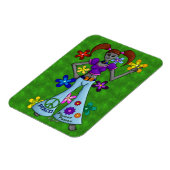 Alien Hippy Magnet (Linke Seite)