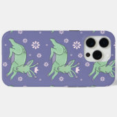 Alien-Hirsch-Volks kunst | Whimsical grüner Hirsch Case-Mate iPhone Hülle (Rückseite (Horizontal))