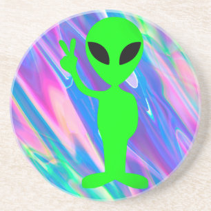 alien hologram untersetzer