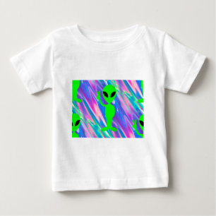 Alien Hologramm Baby T-shirt