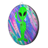Alien Hologramm Dartscheibe (Vorderseite rechts)