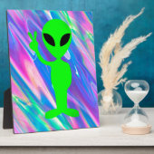 Alien Hologramm Fotoplatte (Seite)