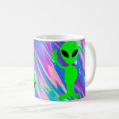 Alien Hologramm Kaffeetasse (VorderseiteRechts)