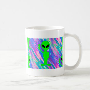 Alien Hologramm Kaffeetasse