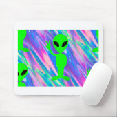 Alien Hologramm Mousepad (Mit Mouse)