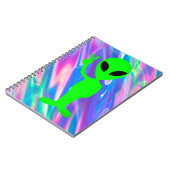 Alien Hologramm Notizblock (Linke Seite)