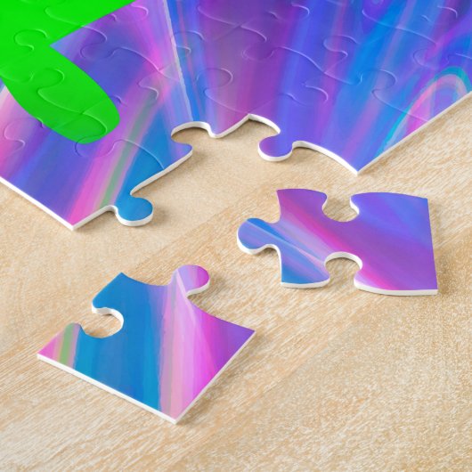 Alien Hologramm Puzzle (Seite)