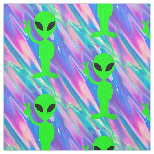 Alien Hologramm Stoff (Muster)