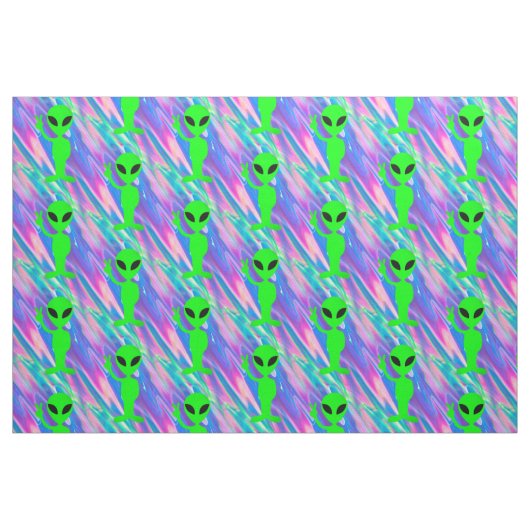 Alien Hologramm Stoff (Fat Quarter (45,7 x 55,9 cm))