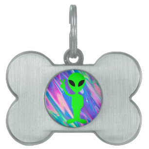 Alien Hologramm Tiermarke