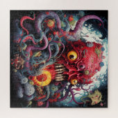 Alien-Horror-Kreatur Puzzle (Horizontal)