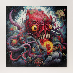 Alien-Horrorkreatur Puzzle