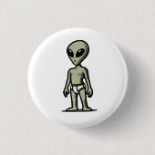 Alien-Hose Button (Vorderseite)