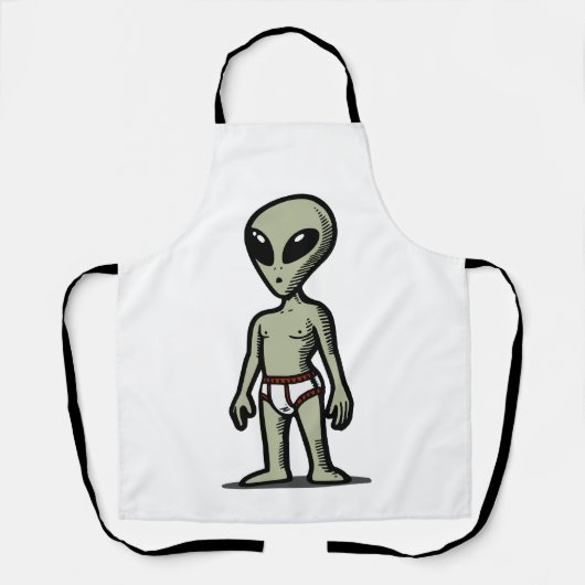 Alien-Hose Schürze (Vorderseite)