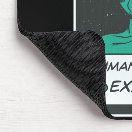 Alien Humans Dont Exist  Mousepad (Ecke)