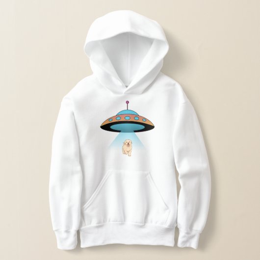 Alien Hund Hoodie (Ablage )