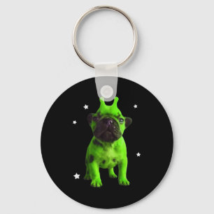 Alien Hunde Meme Retro Alberner Hund Vintage Weltr Schlüsselanhänger