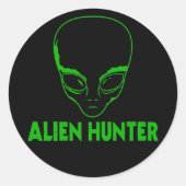 Alien Hunter Sticker (Vorderseite)
