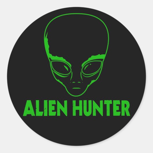Alien Hunter Sticker (Vorderseite)
