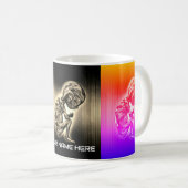 Alien Hybriden Embryo. Personalisierbar Kaffeetasse (VorderseiteRechts)