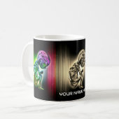 Alien Hybriden Embryo. Personalisierbar Kaffeetasse (Vorderseite Links)