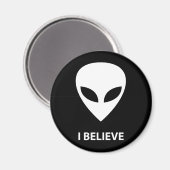 ALIEN I glaube Magnet (Vorderseite/Rückseite)