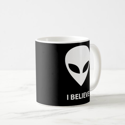 ALIEN I glauben Tasse (VorderseiteRechts)