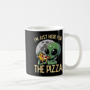 Alien Ich bin nur hier für Zza Lustige Lebensmitte Kaffeetasse