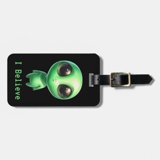 Alien - Ich glaube Gepäckanhänger (Vorderseite horizontal)