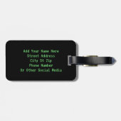 Alien - Ich glaube Gepäckanhänger (Rückseite horizontal)