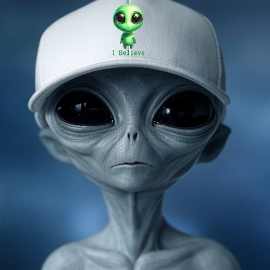Alien - Ich glaube Truckerkappe