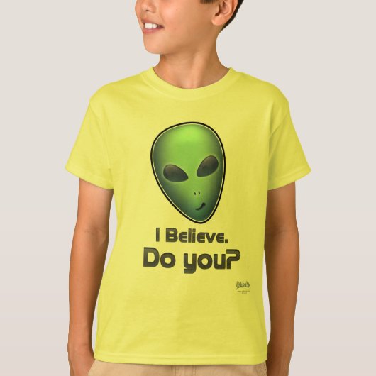 Alien: Ich glaube. Tun Sie? KinderT - Shirt (Vorderseite)