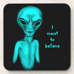 Alien, ich will glauben getränkeuntersetzer